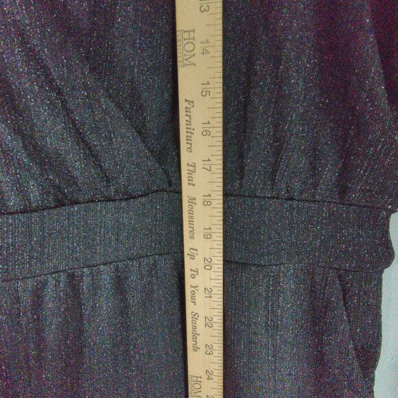 Torrid Jumpsuit Womens Plus 4X Black Sparkly Pockets Stretch Lined New - Picture 10 of 12